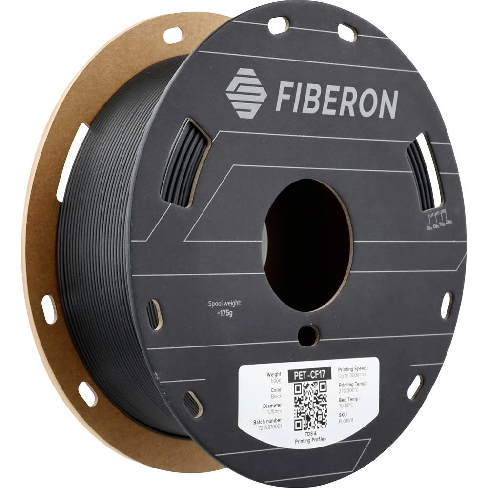 Polymaker FL01001 Fiberon™ PET-CF17 3D pisač filament PET-CF ojačan karbonskim vlaknima, visoka krutost, otpornost na tr slika