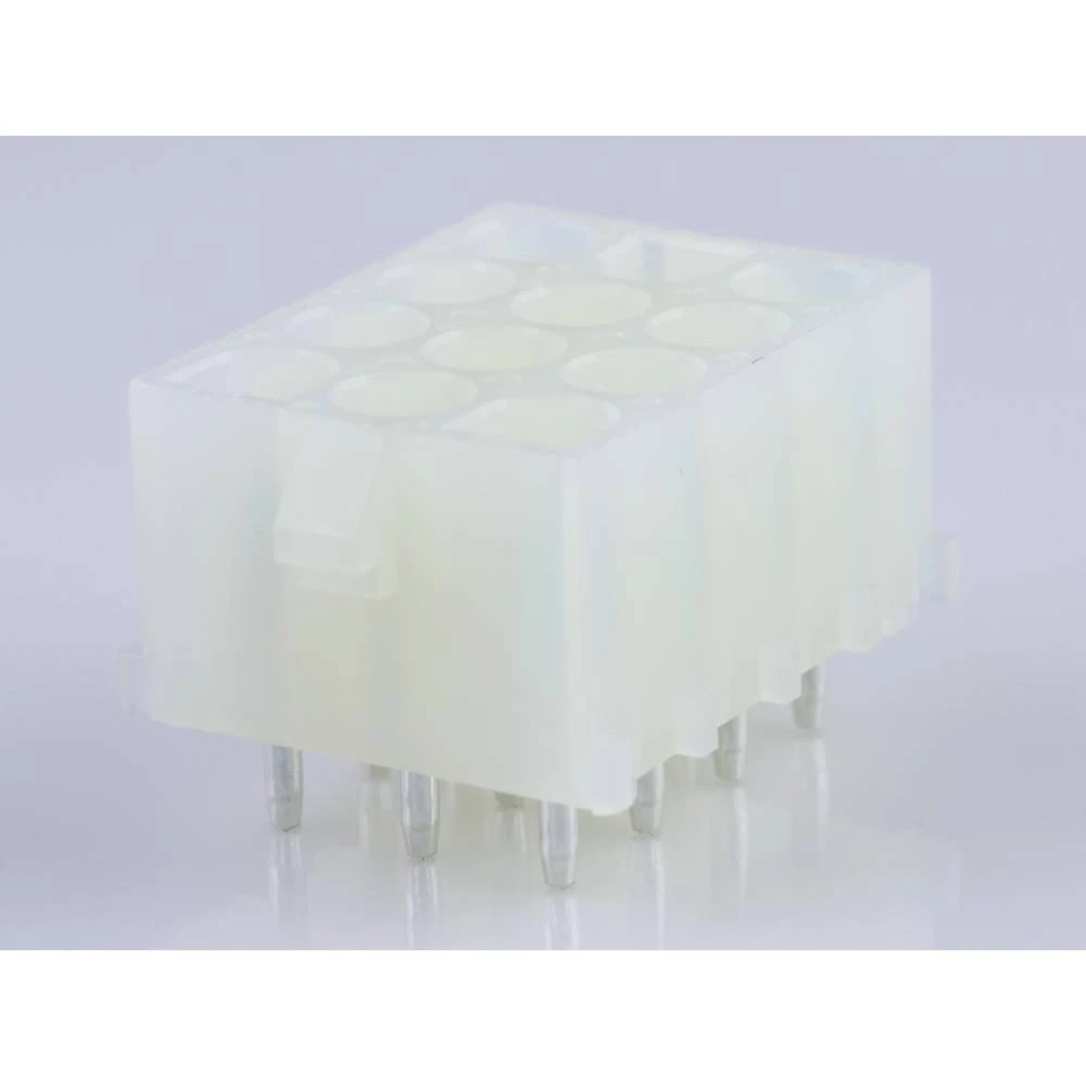 Molex ugradna standardna letva sa ženskim kontaktima Ukupan broj polova 12 Raster: 6.35 mm 10844120 1 St. Bulk slika