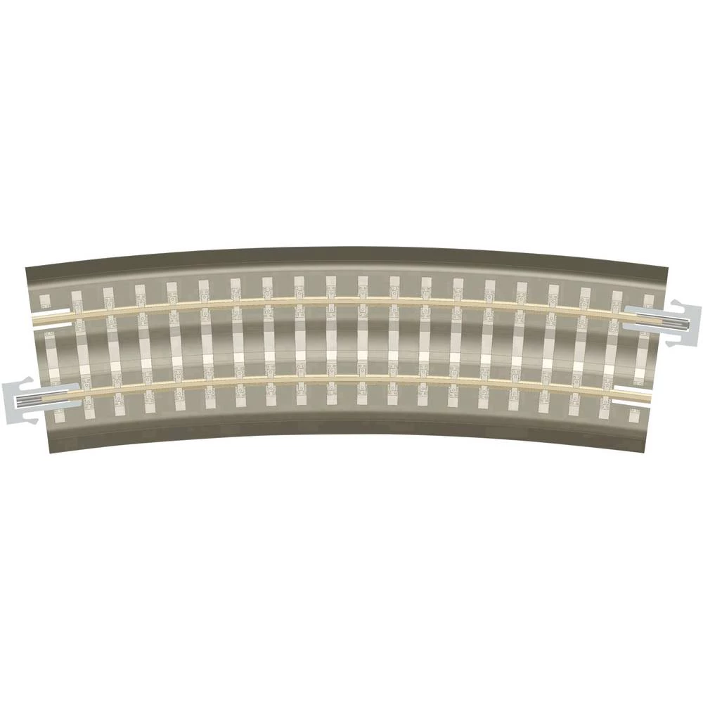 TT Tillig pruga s podlogom 83781 Zakrivljena tračnica 15 ° 396 mm slika