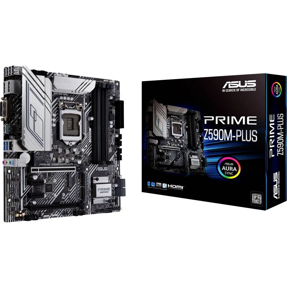 Asus PRIME Z590M-PLUS matična ploča Baza Intel® 1200 Faktor oblika ATX Set čipova matične ploče Intel® Z590 slika