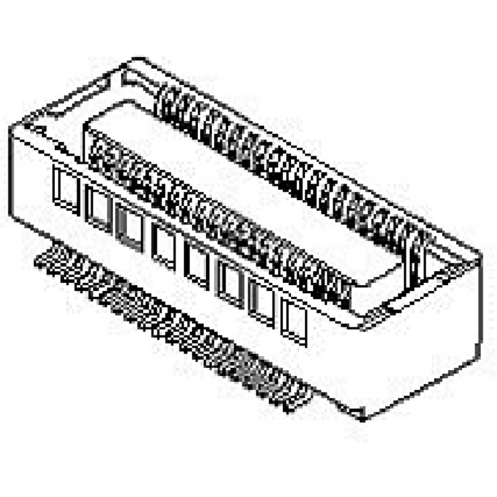 Molex 546840604 1500 pcs SlimStack Board-to-Board Receptacle, 0.40mm Pitch, Surface Mount, Dual Row, Vertical Stacking, 4.00mm Sta slika