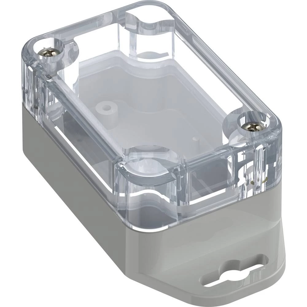TRU COMPONENTS 6U07060403737 TC-13865204 industrijsko kućište 87.8 x 40 x 30 ABS-PC svijetlosiva, prozirna 1 kom. slika
