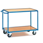Fetra 2940 2940 kolica s policama čelik obložen s prahom Opterećenje (maks.): 250 kg briljantno-plava (RAL 5007) boja