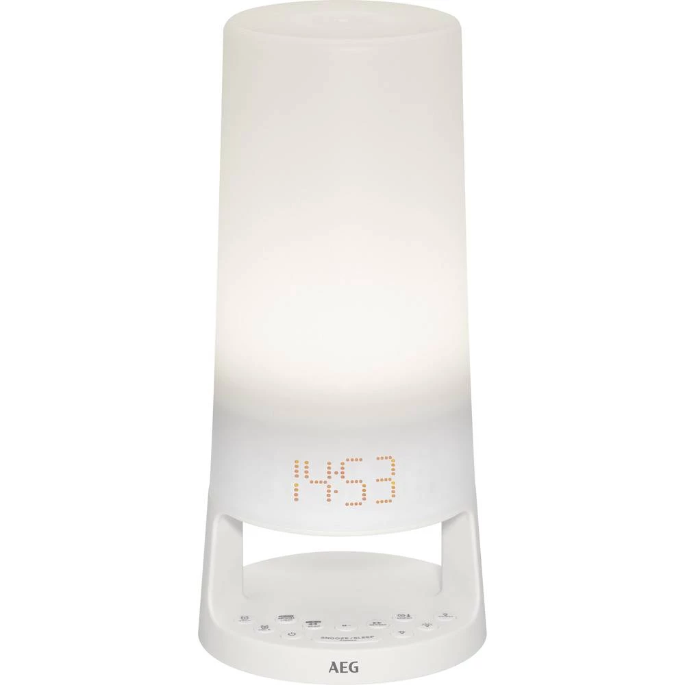 UKW Radio budilica AEG MRC 4147 L AUX, UKW Bijela slika