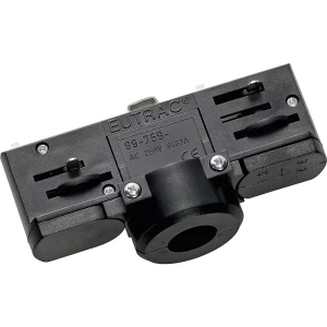 Eutrac 145990 komponenta za visokonaponski sustav šina adapter za sustav šina SLV crna slika