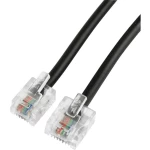 ISDN priključni kabel [1x RJ11 utikač 6p4c - 1x RJ45 utikač 8p4c] 10 m crni Hama