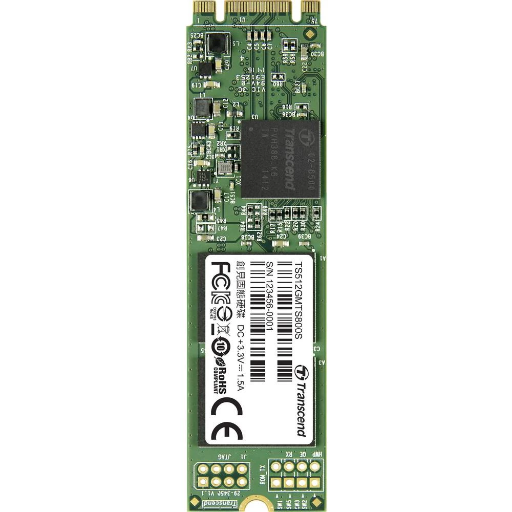 Unutarnji SATA M.2 SSD 2280 512 GB Transcend MTS800S Maloprodaja TS512GMTS800S M.2 slika