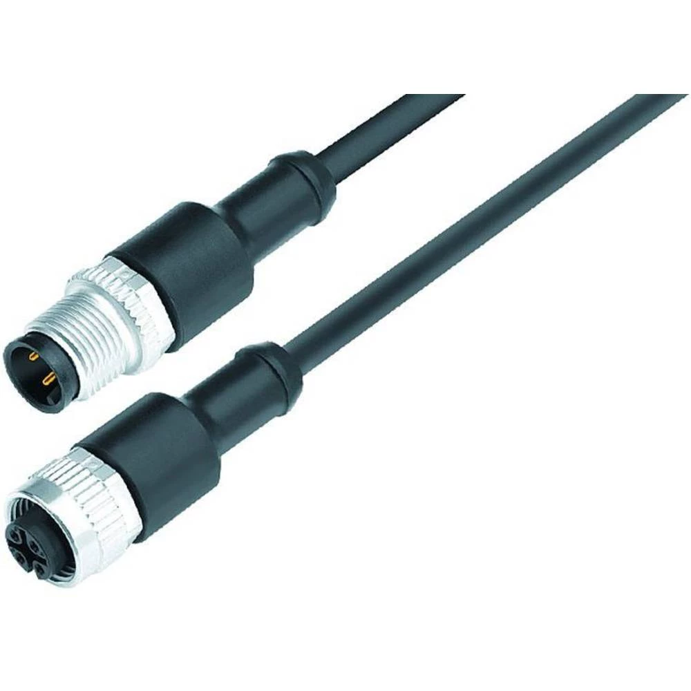 binder 77 3430 3429 50005-0300-20 utični konektor za senzor/aktivator, konfekcionirani žženski konektor, ravni, ravni mu slika