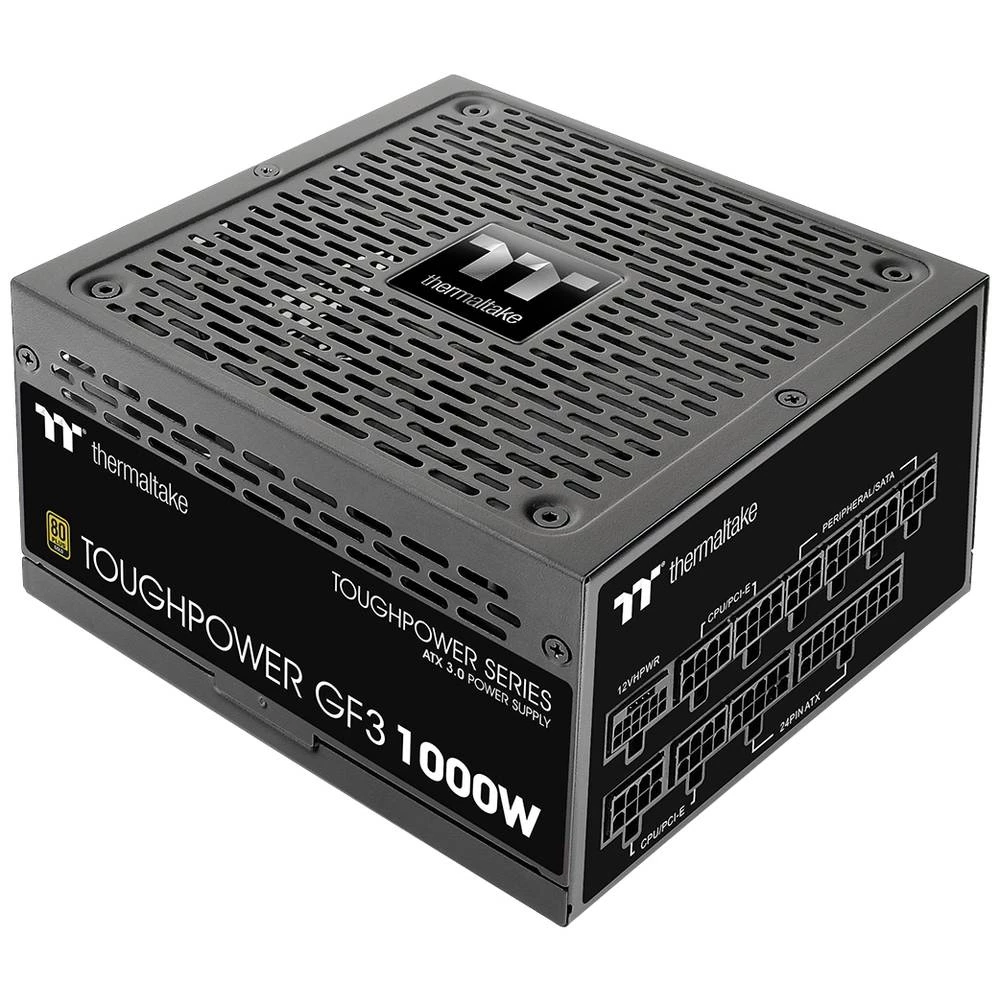 <br>  Thermaltake<br>  Toughpower GF3 1000W Gold<br>  PC napajanje<br>  1000 W<br>  ATX<br>  80 plus gold<br>  #####ATX 3.0, #####PCIe Gen 5.0, pogodno za kontinuirani rad<br> slika