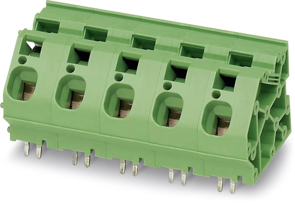 Vijčana blok stezaljka 10.00 mm broj polova: 4 MKDSP 10HV/ 4-12,7 H1L Phoenix Contact zelene boje 50 kom. slika