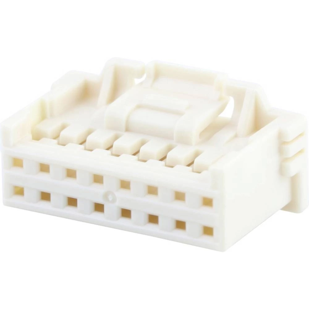 Molex 5016461600 2.00mm Pitch, iGrid Receptacle Crimp Housing, Dual Row, Positive Lock, 16 Circuits, Natural slika