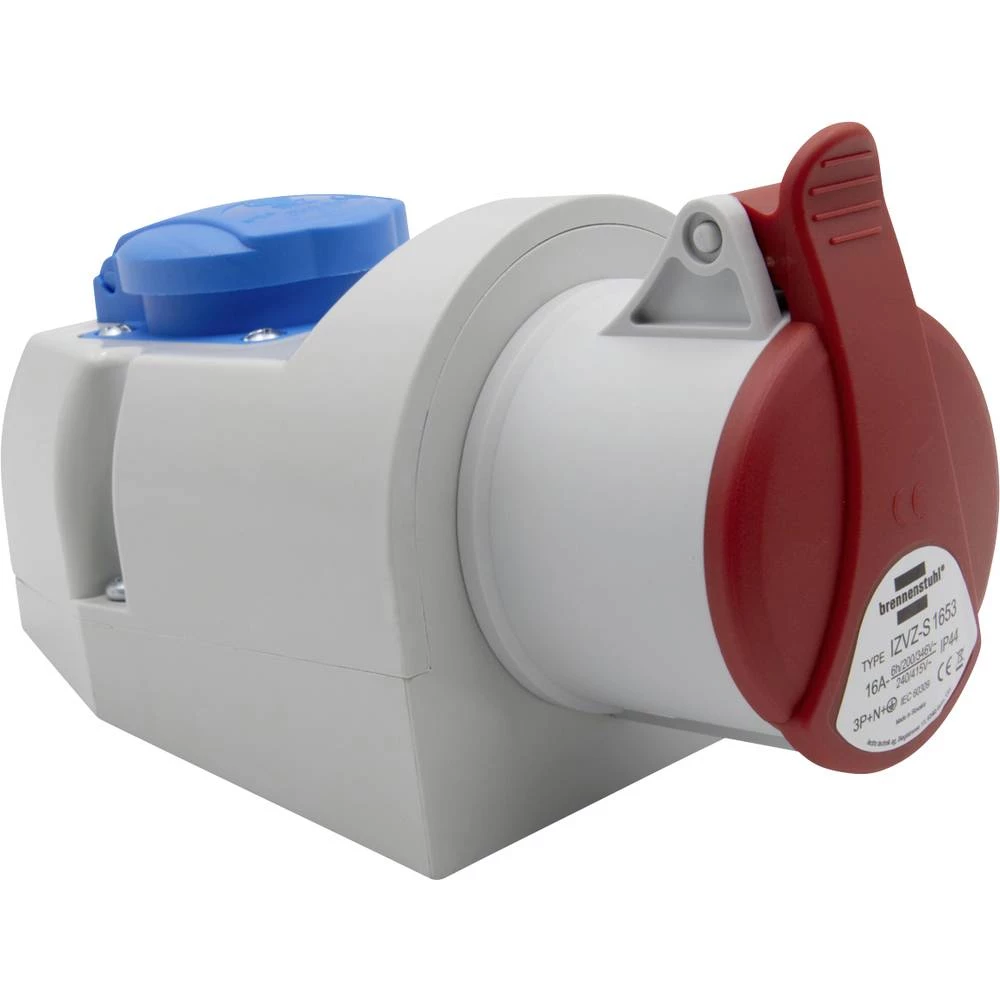 Brennenstuhl  1080200786 CEE kombinacija utičnica 16 A 5-polni 230 V, 400 V 1 St. slika