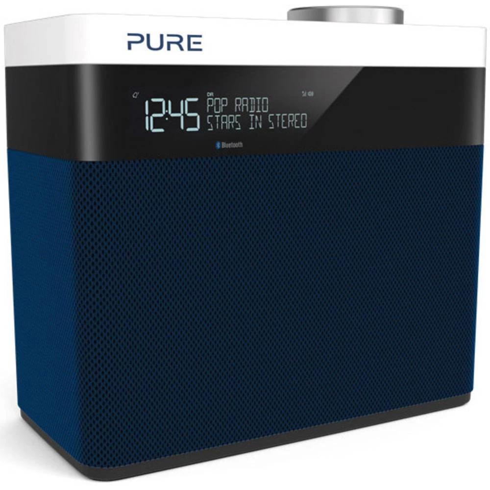 DAB+ (1012) Stolni radio Pure POP Maxi S AUX, Bluetooth, UKW Mogućnost punjenja Mornarsko-plava slika
