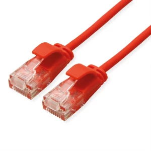 Roline green 21443912 RJ45 mrežni kabel, Patch kabel CAT 6a U/UTP 0.50 m crvena 1 St. slika