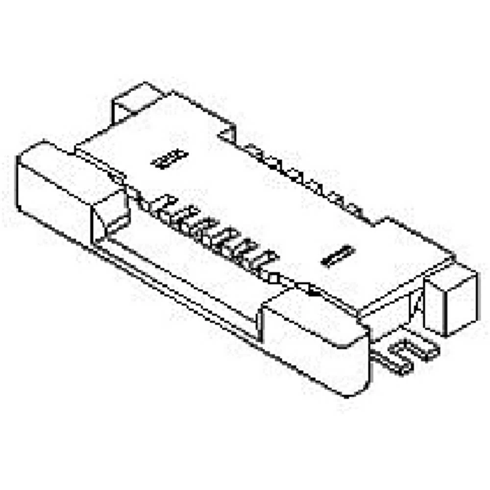 Molex 545502471 3000 pcs 0.50mm Pitch Easy-On FFC/FPC Connector, 1.20mm Height, Right-Angle, Surface Mount, ZIF, Top Contact Style slika