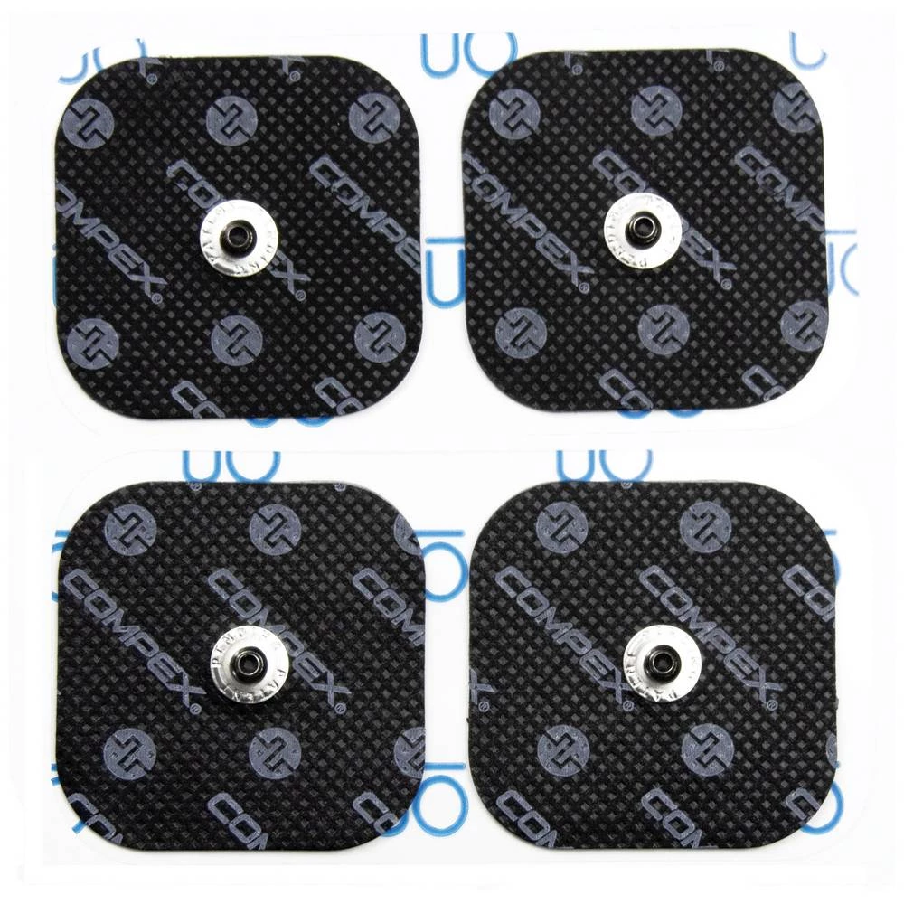 PERFORMANCE SNAP elektrode, 5x5cm, 4 kom, crne COMPEX Performance SNAP #####Elektroden slika