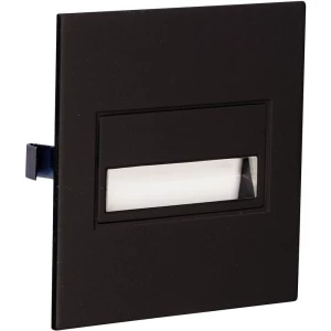 Zamel Sona 14-211-62 LED ugradbena zidna svjetiljka 0.42 W Toplo-bijela Crna slika