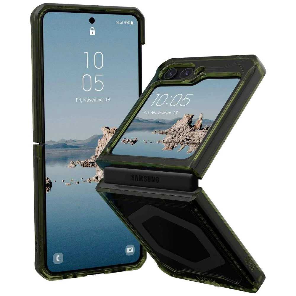 Urban Armor Gear Plyo Pro Case stražnji poklopac za mobilni telefon Samsung Galaxy Z Flip5 maslinasto-zelena, space siva slika
