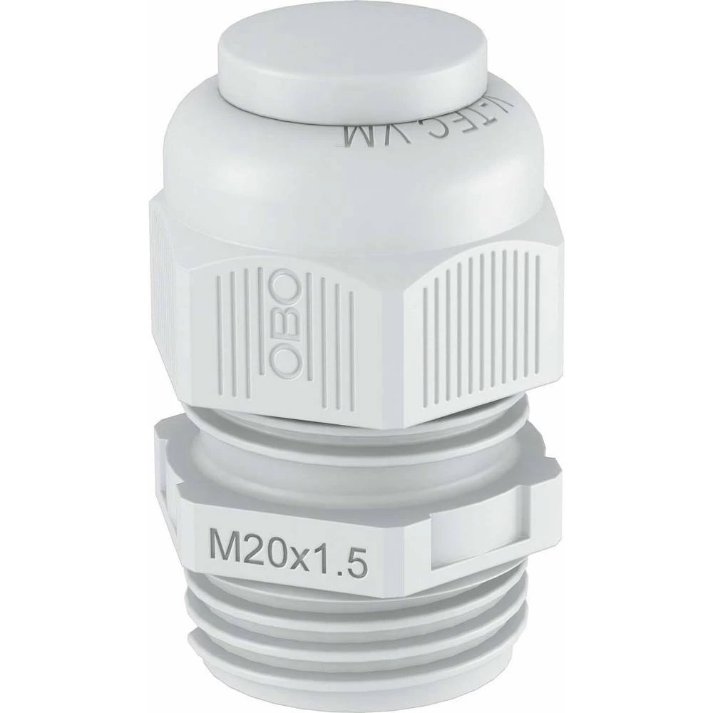 Kabelska uvodnica 1,5 mm Plastika Svijetlosiva OBO Bettermann V-TEC VM20VS LGR 50 ST slika