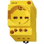 Kombinirana utičnica za serijsku ugradnju, boja žuta, za izmjeničnu struju 16 A 250 V, sa LED zaslonom i zaštitnim kontaktom utičnica za razvodni ormar Finder 7U.00.8.230.0012  1 St.