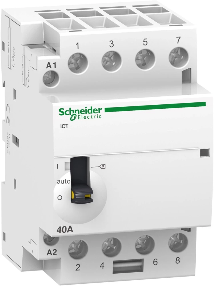 Schneider Electric A9C21844 Instalacijski kontaktor 1 ST 4 zatvarač 2.1 W 400 V/AC 40 A slika