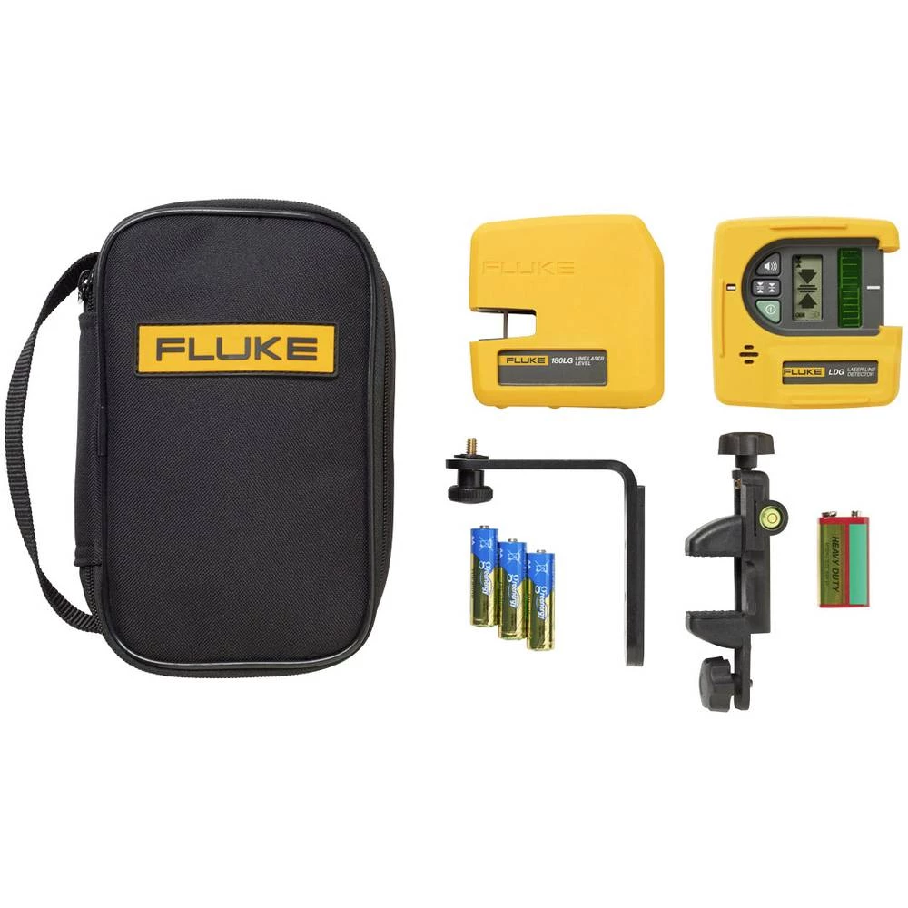 Križnolinijski laser Samonivelirajući Fluke 180LG Raspon (maks.): 60 m Kalibriran po: Tvornički standard (vlastiti) slika