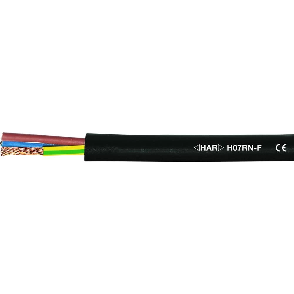 Helukabel 37096-100 gumeni kabel H07RN-F 12 G 2.50 mm² crna 100 m slika