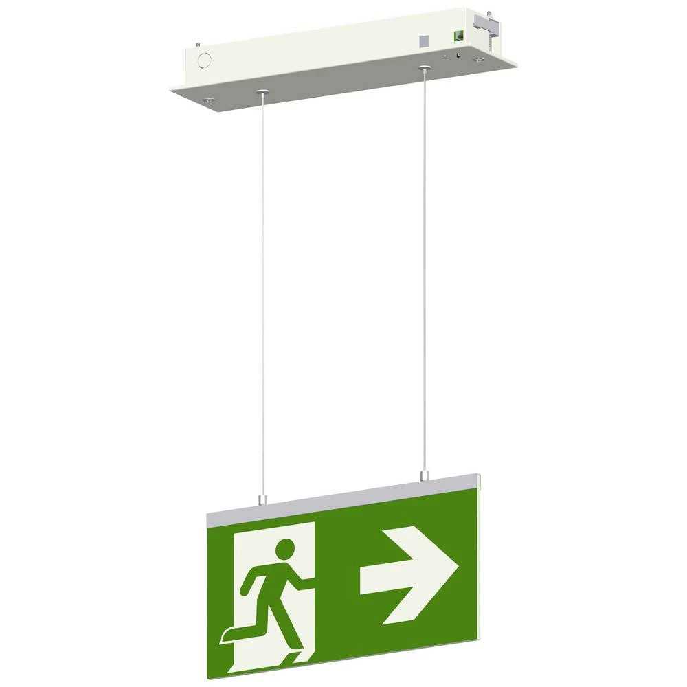 Mexcel M20001 led osvjetljenje za izlaz u nuždi  montaža u strop desno, lijevo, prema gore, prema dolje slika