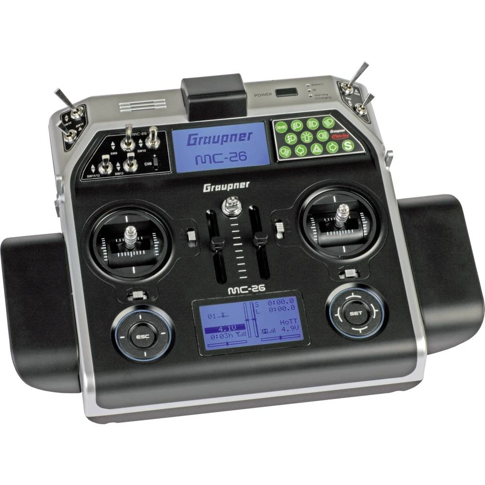 Graupner mc-26 HoTT, Kingbus Panel daljinski upravljač 2,4 GHz Broj kanala: 16 slika