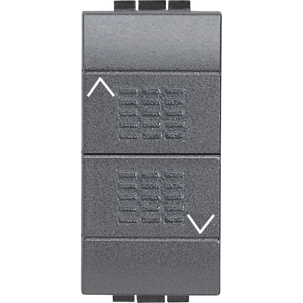 Legrand   prekidač/tipkalo za žaluzine Living&Light antracitna boja L4037 slika