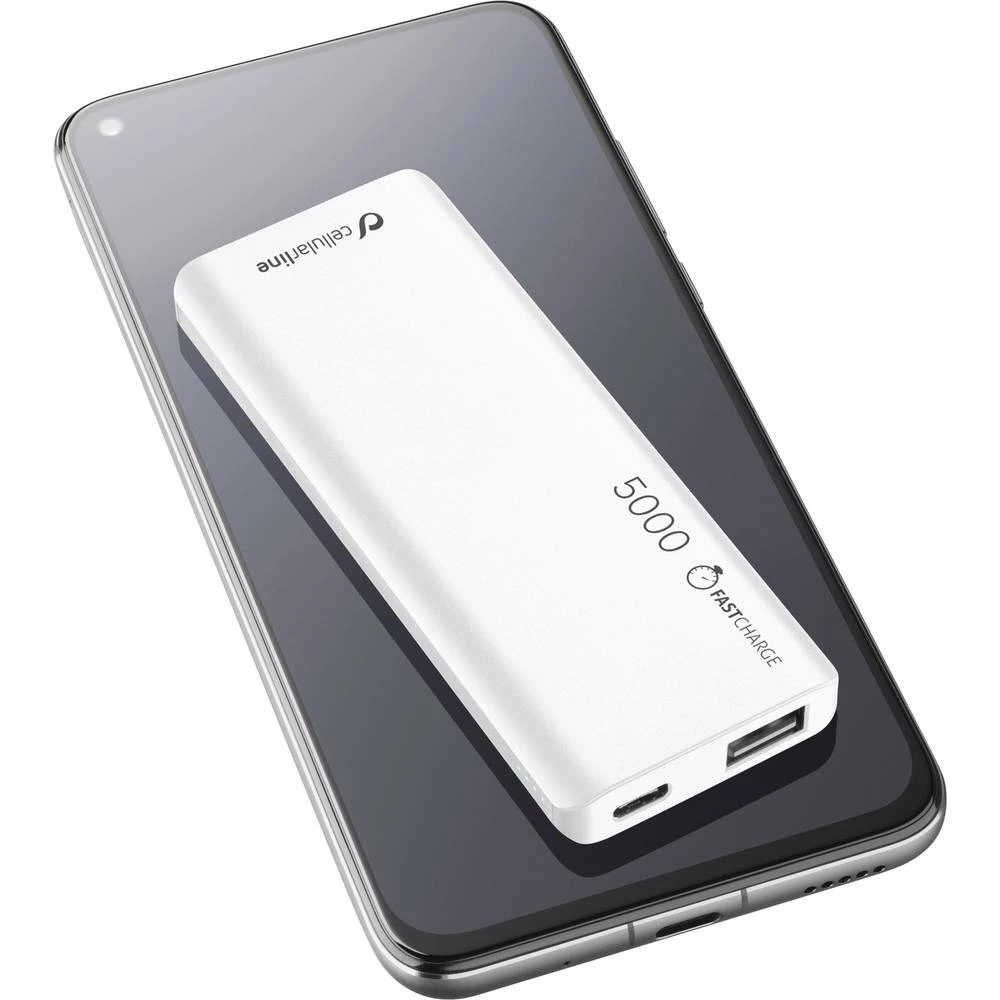 Cellularline  powerbank (rezervna baterija) lipo 5000 mAh FREEPSLIM5000W slika