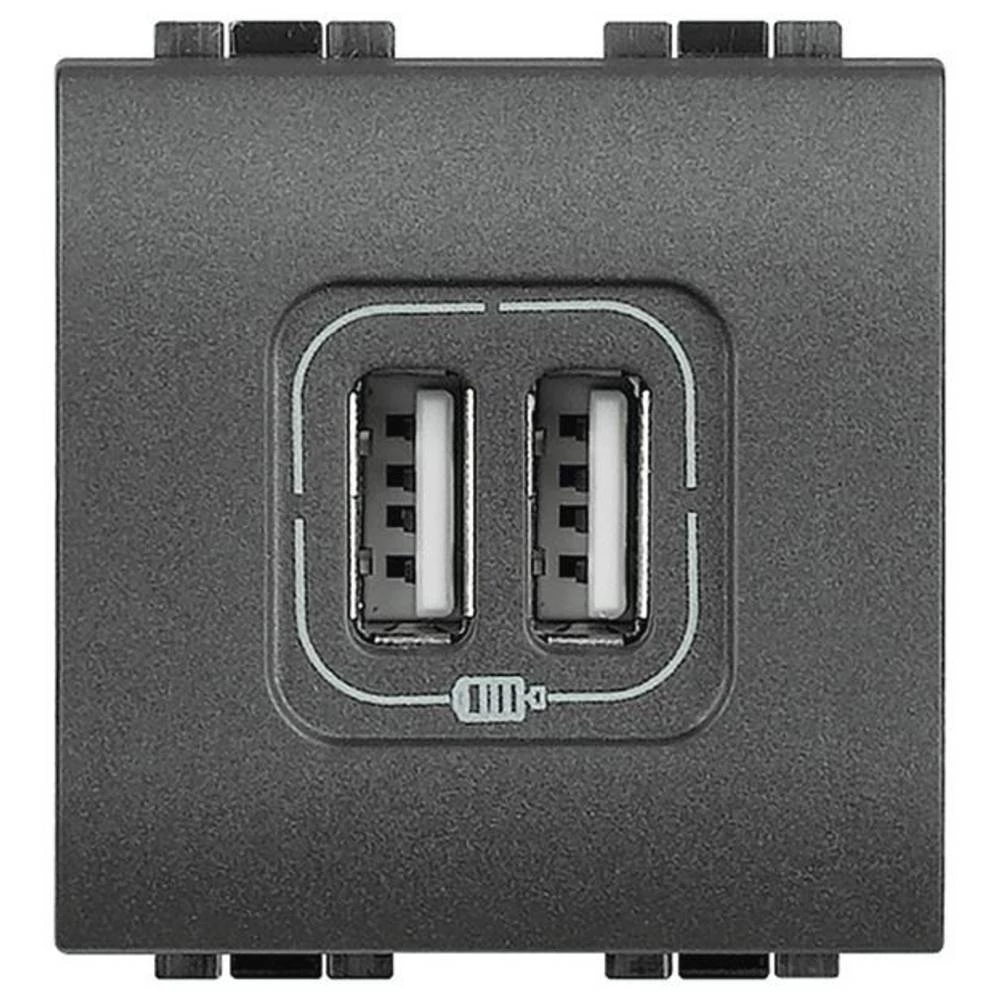Legrand   USB utičnica Living&Light antracitna boja L4287C2 slika