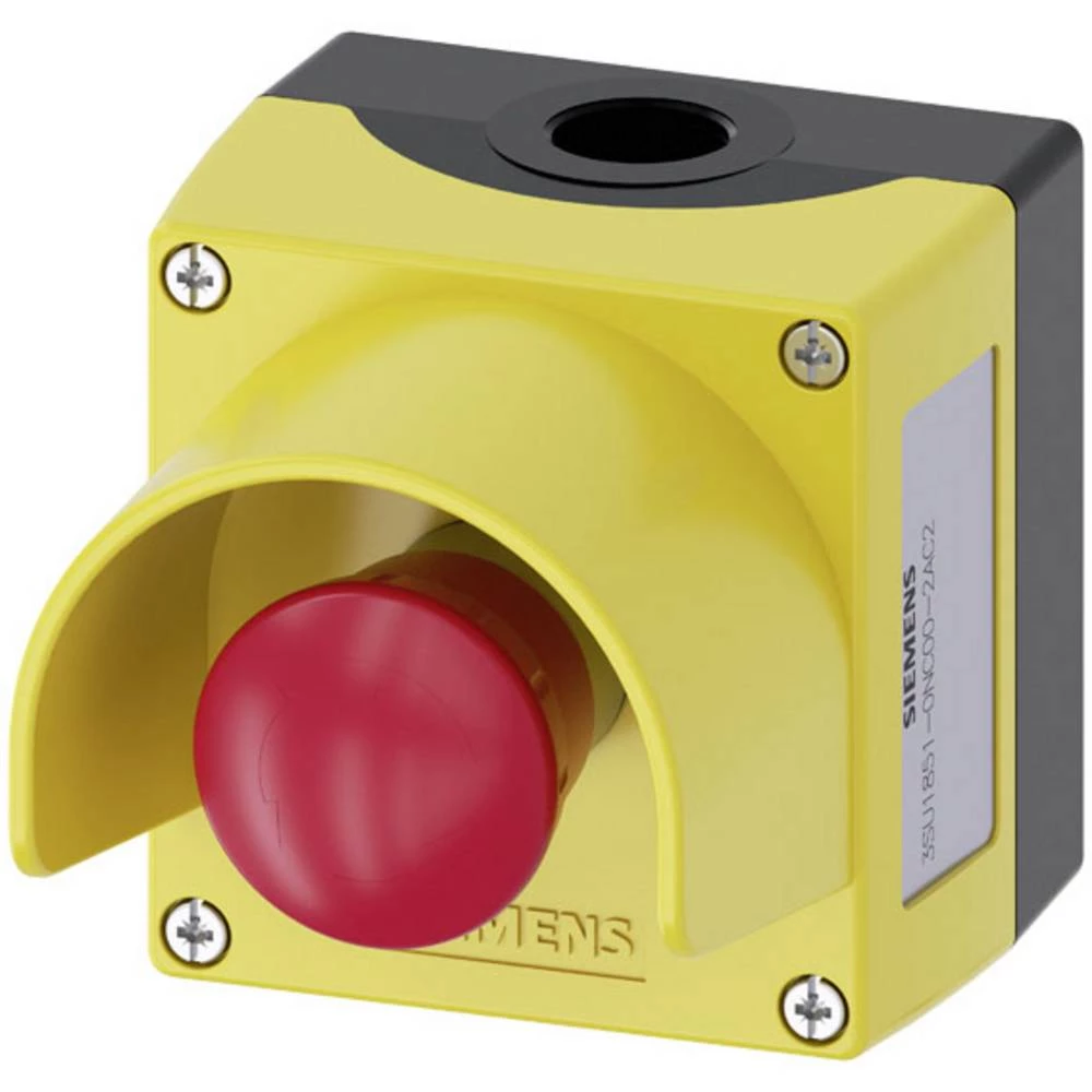 Siemens 3SU1851-0NC00-2AC2 kućište za podnu montažu, sa štitom  1 tipka crvena  otpiranje okretanjem 1 St. slika