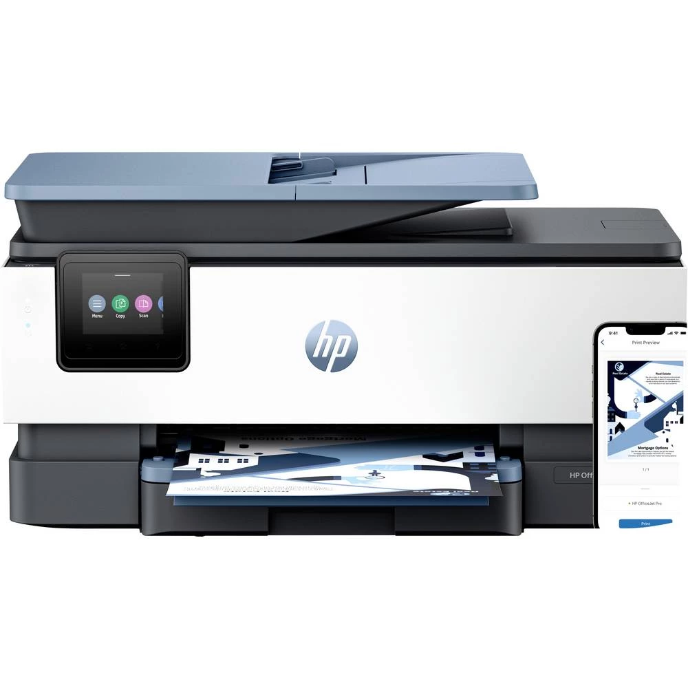 HP Officejet Pro 8125e All-in-One multifunkcionalni pisač Inkjet u boji A4 pisač, skener, kopirni stroj slika