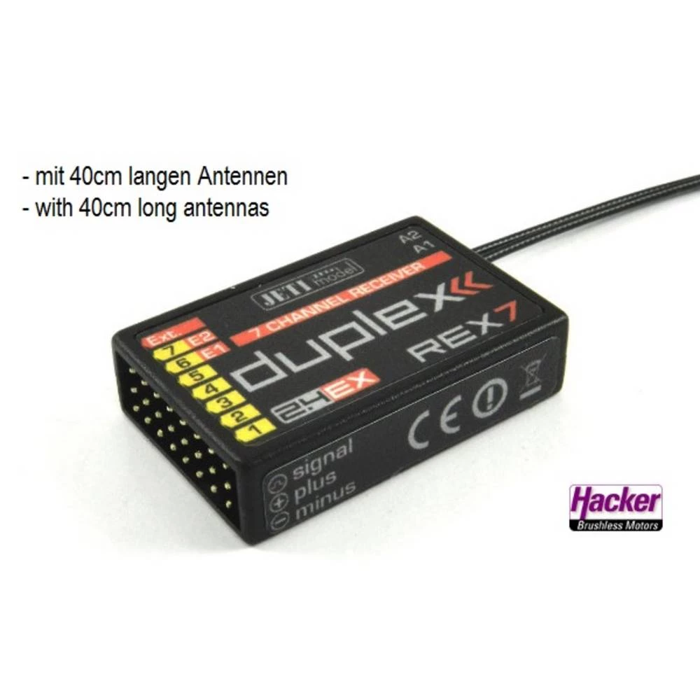 7-kanalni prijamnik Jeti Rex 7 A40 2,4 GHz slika