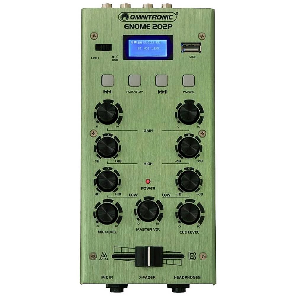 Omnitronic GNOME-202P DJ mixer slika