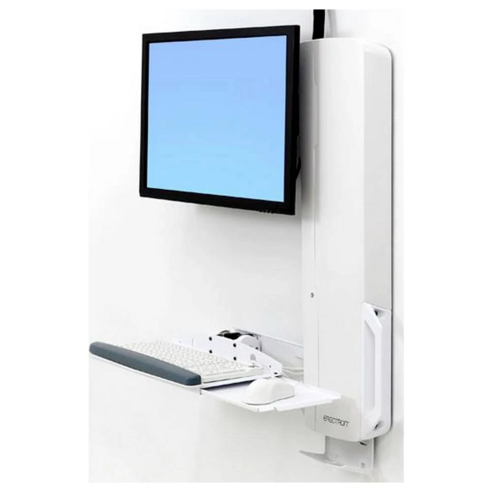 Ergotron stolni nosač za monitor 61-081-062 / STYLEVIEW SIT-STAND VL HIGH 1 Zaslon(i) 61 cm (24") bijela slika