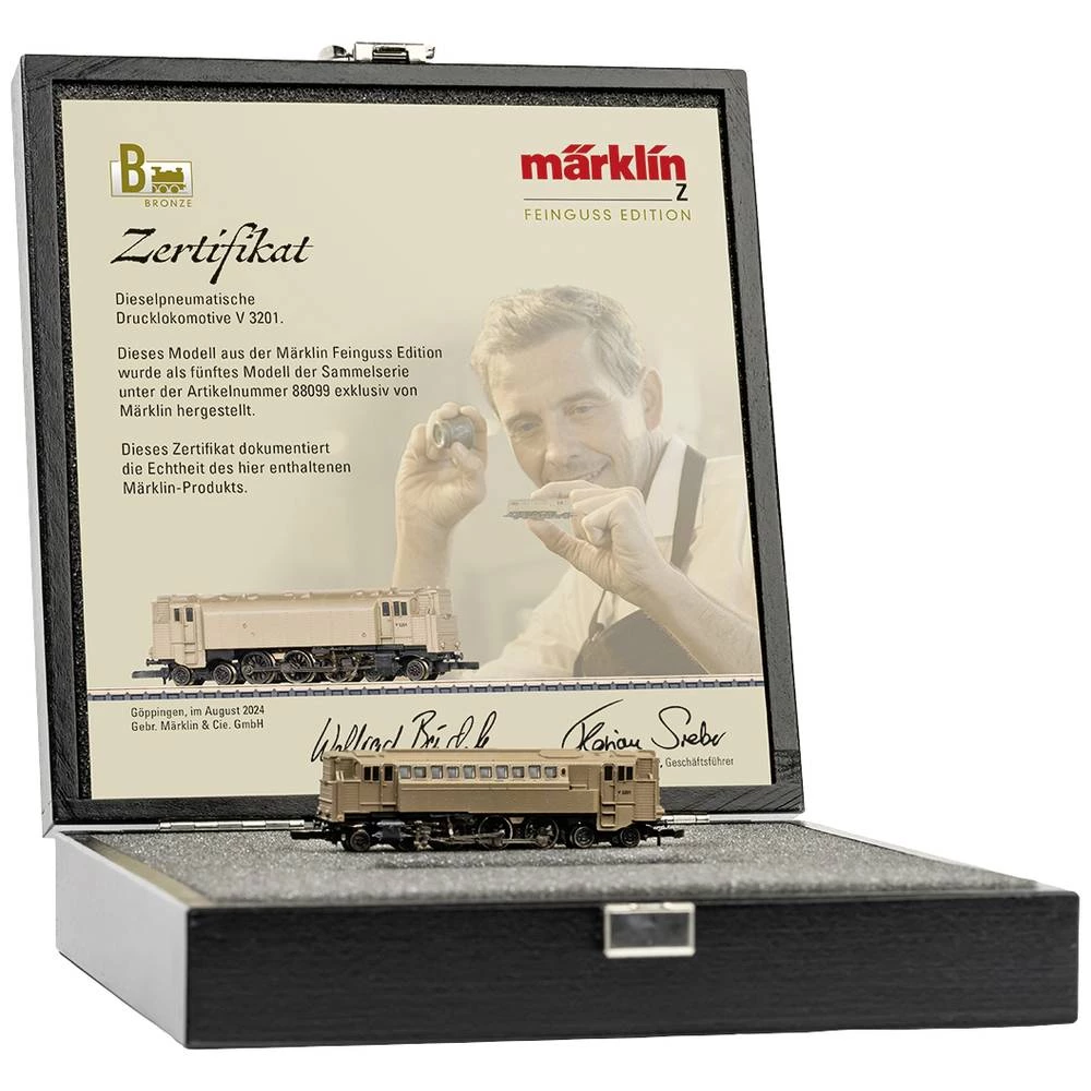 Märklin 88099 Z Diesel pneumatska tlačna lokomotiva V 3201 DRG-a slika