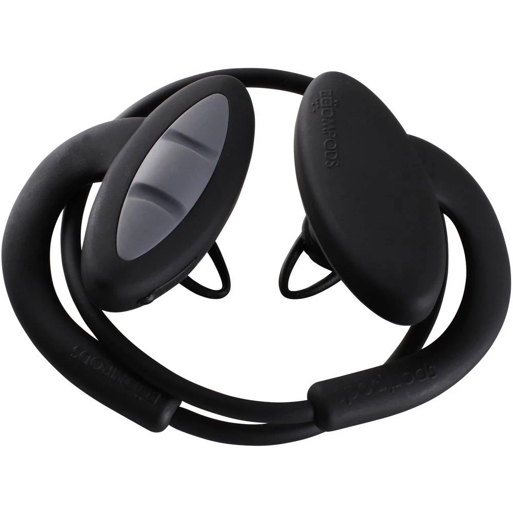 Bluetooth&reg; Sportske In Ear slušalice Boompods Sportpods 2 U ušima Slušalice s mikrofonom, Otporne na znojenje Crna, Siva slika