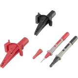 Set krokodilskih stezaljki 4 mm priključak CAT III 1000 V, CAT IV 600 VSet od 6MSS-103