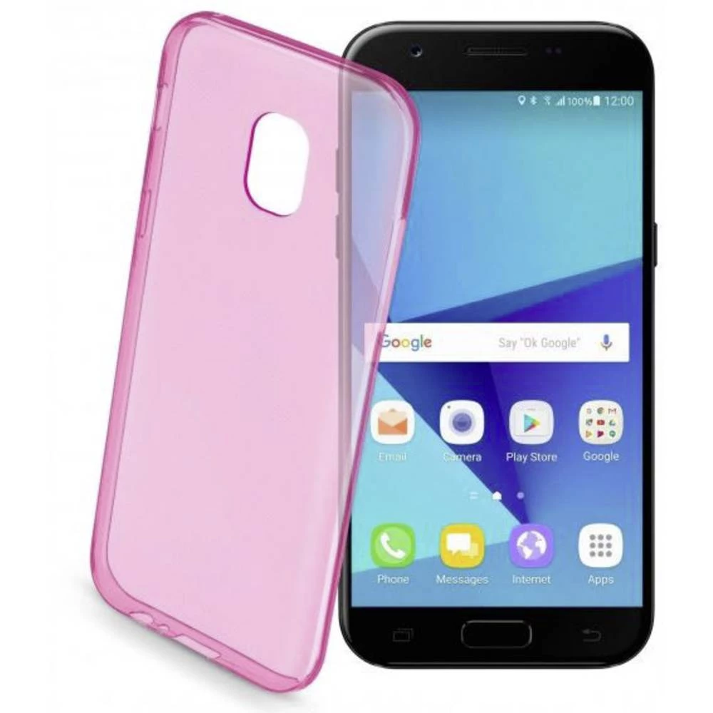 Cellularline COLORCGALJ517P Stražnji poklopac za mobilni telefon Pogodno za: Samsung Galaxy J5 (2017) Ružičasta slika