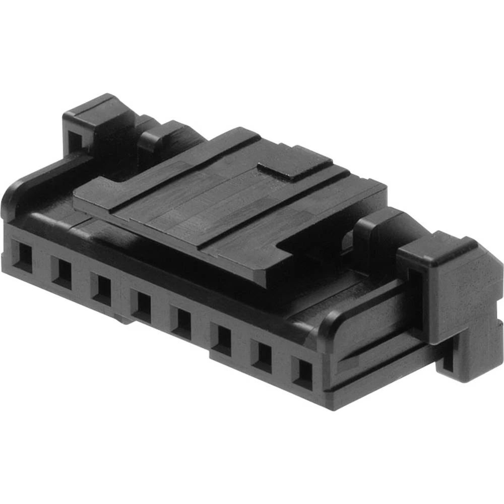 Molex 5055700401 2.00mm Pitch, Micro-Lock Plus Receptacle Crimp Housing, Single Row, Positive Lock, 4 Circuits, Black slika