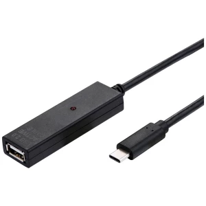 VALUE USB 2.0 nastavak, aktivan, s repetitorom, AC, crni, 20 m Value KVM produžetak  20.00 m crna slika