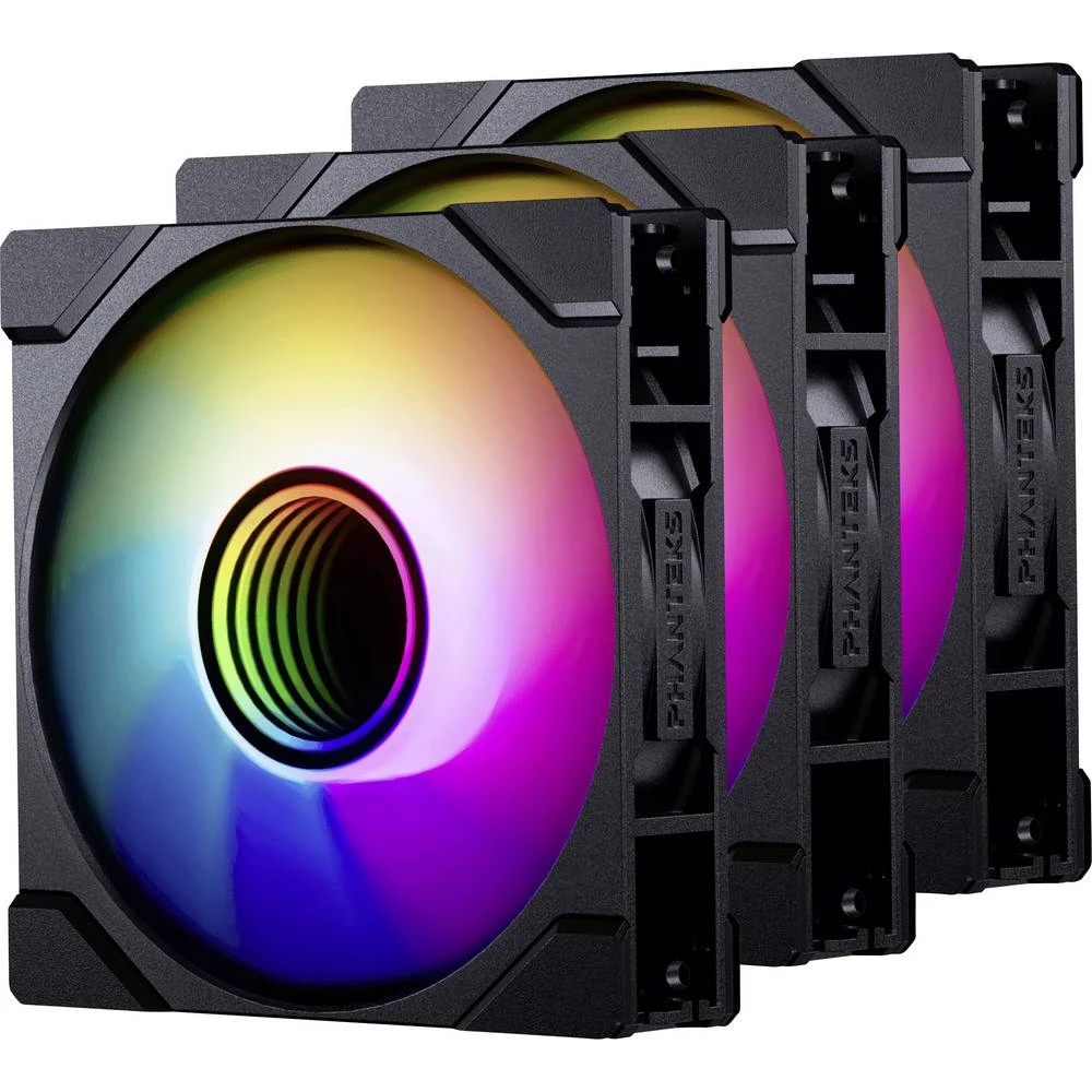 Phanteks PH-F120M25R_G2_DBK01_3P ventilator za PC kućište crna (Š x V x D) 120 x 25 x 120 m slika