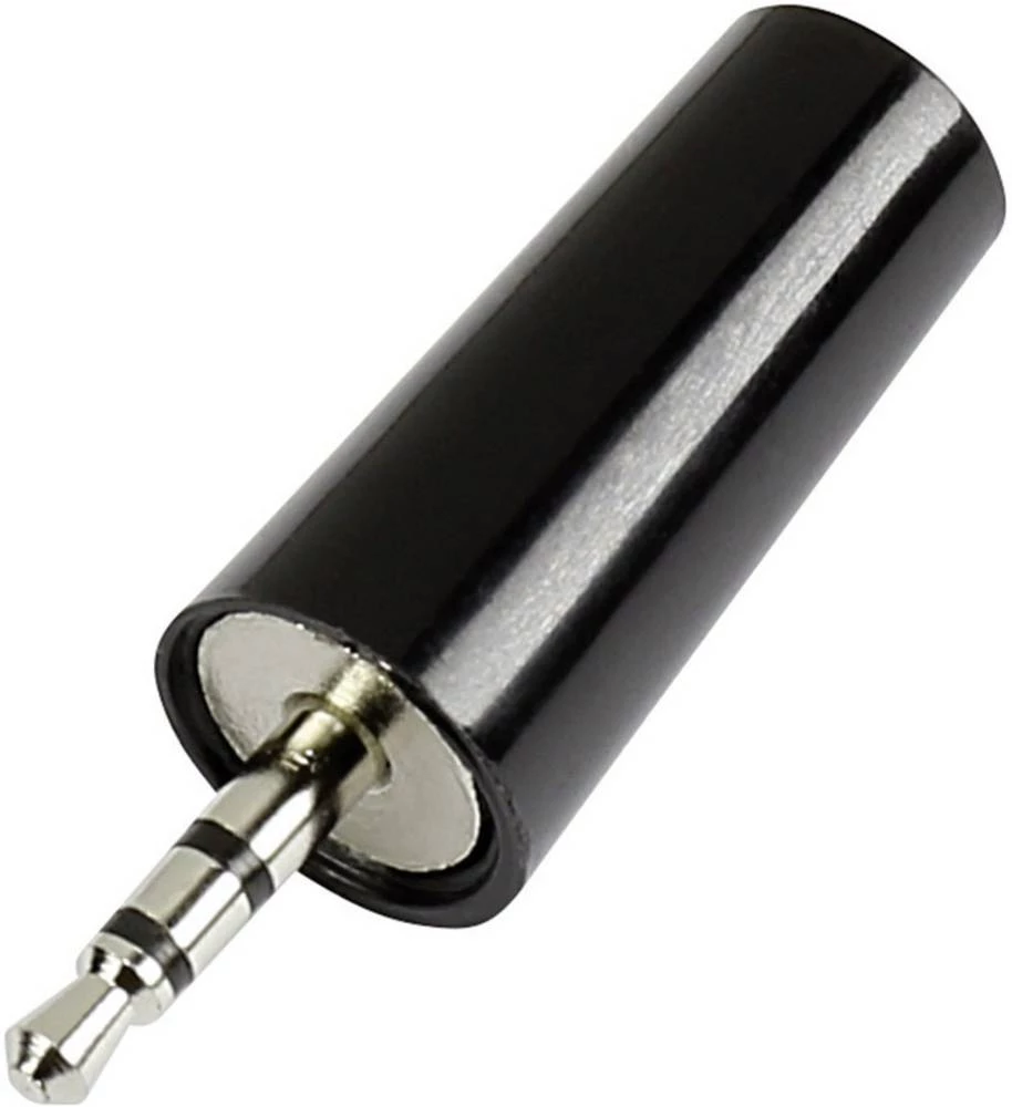 Jack utični konektor 2.5 mm Ravni muški konektor Broj polova: 3 Stereo Crna TRU COMPONENTS 1 ST slika