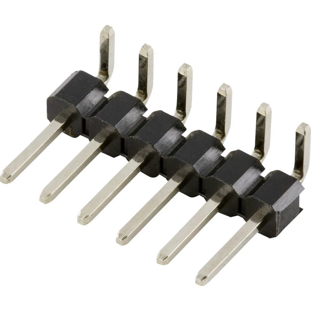 TRU COMPONENTS standardna letva s muškim kontaktima Broj redova: 1 Broj polova po redu: 6 TC-8596932 1 St. slika