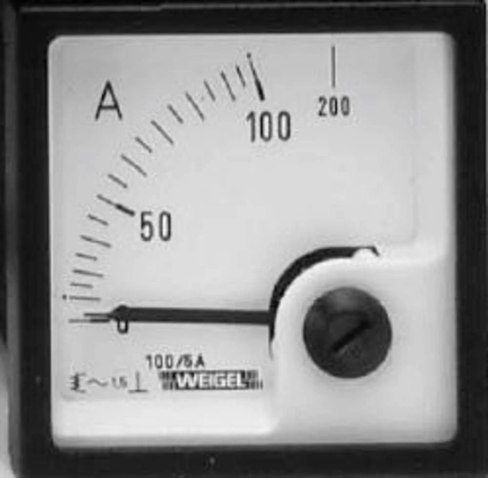 Weigel EQ72K 250/5A Ugradbeniinstrumenti za razvodne pločes mjernim sklopovima s slika