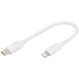 Digitus mobitel, Apple iPad/iPhone/iPod, prijenosno računalo kabel za punjenje [1x  - 1x Lightning] 0.1 m slika