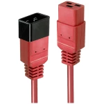 LINDY struja produžetak [1x ženski konektor iec c19, 16 a - 1x muški konektor iec, c20] 3 m crna, crvena
