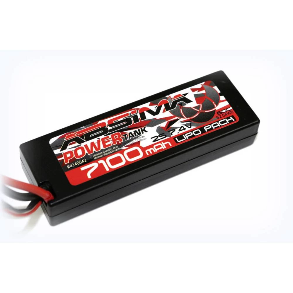 Absima lipo akumulatorski paket za modele 7.4 V 7100 mAh 60 C tvrdo kućište xt90 slika